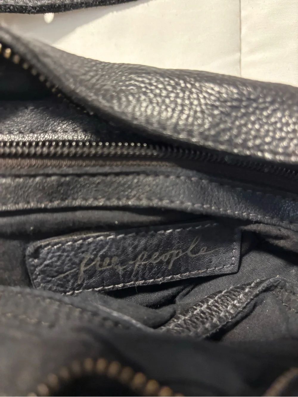 Free People Wade sling leather shoulder bag